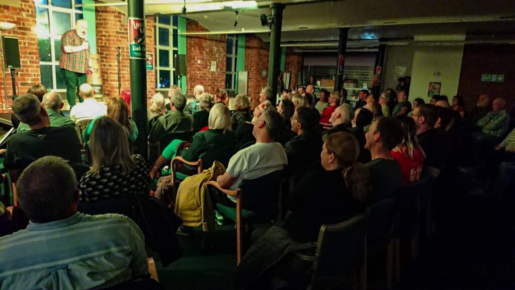 A Laugh In Stockport comedy club at the Hat Works in 2019